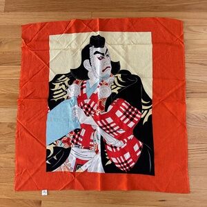 Japanese Furoshiki Wrapping Cloth Fabric Scarf Kabuki